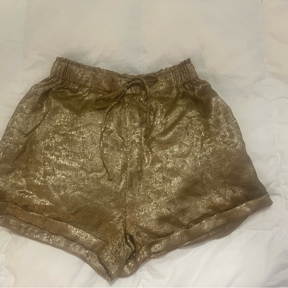Women's Gold Shorts